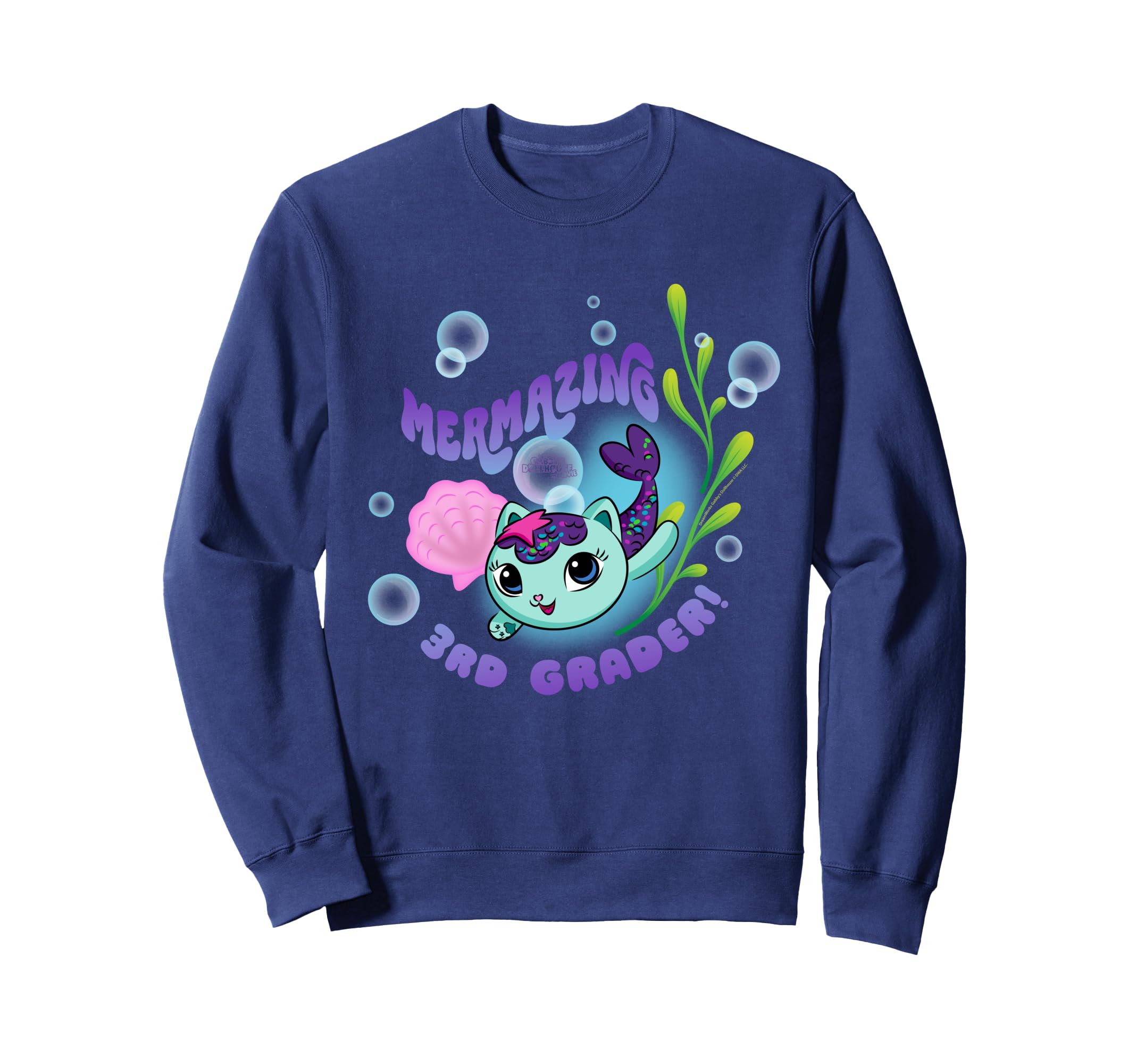 

DreamWorks Gabby s Dollhouse Mermazing Third Grader Sweatshirt