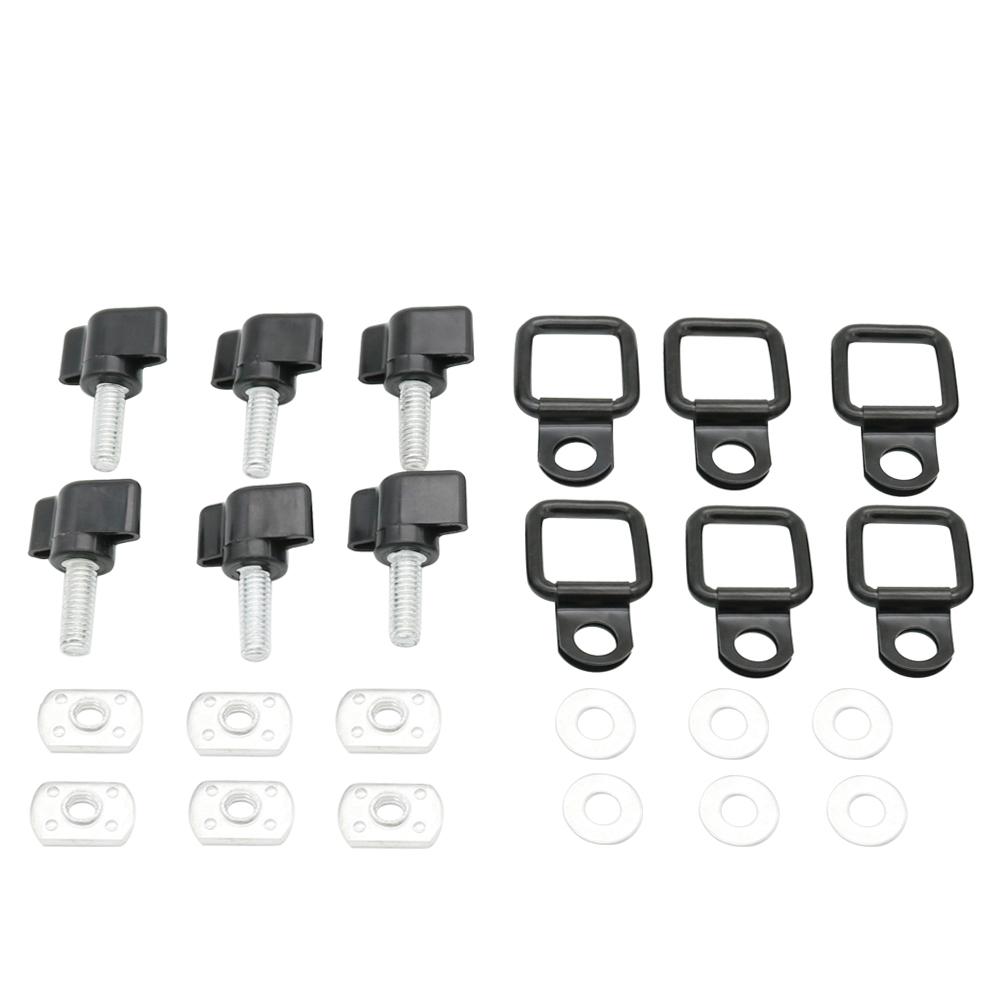 Universal Hard Top Fasteners Thumb Screws Nuts Hard Top Thumb Screws for Jeep Wrangler YJ TJ JK Car Accessories