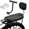 Child Bike Rear Seat Saddle With Armrest and Footrest Pedal Kid Bicycle Back Seat Mat Including Backrest For Cycling Bike Part