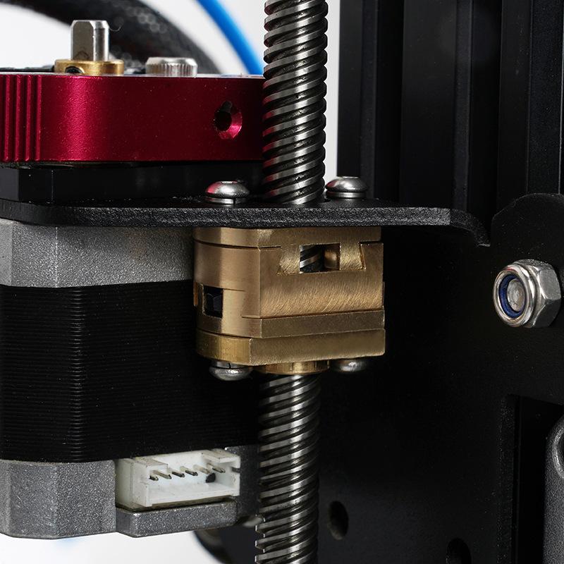 Oldham Coupling Ender 3 V2 Cr10 Cr10S Pro T8 Screw Coupler Z-Axis 8Mm Brass Lead Screw  Bed For 3D Printer Parts