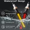 Universal Motorcycle Turn Signals LED Light 12V 10mm Flowing Water 24LED Blinker Light with Built-in Relay Flashing Indicator