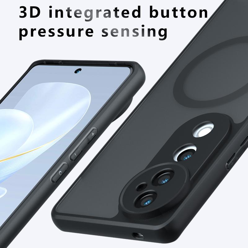 Θήκη για Vivo S19 V40 Pro Ματ Magsafe Ανθεκτική σε Πτώσεις Ενσωματωμένος Αερόσακος Γωνία Υλικό που δεν Κιτρινίζει Μαλακό Κάλυμμα