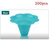 Disposable Snowflake Ice Cups For Dessert Shops 4oz 8oz Pet Material Creative Design