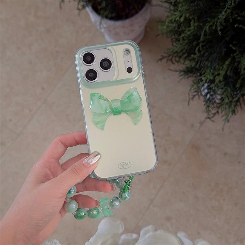 

Minimalist 3D Bow Hand Strap Case for iPhone 17/16 Pro Max/15/14 iPhone 13