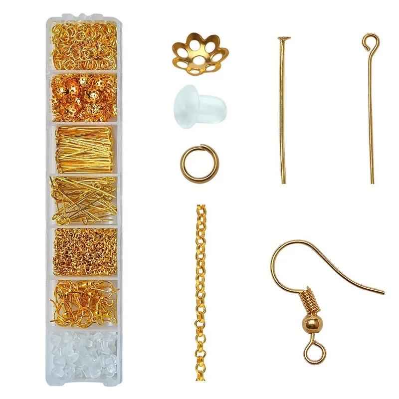 Jewelry Making Kit Jewelry Findings Kit Jewelry Earring Necklace Making and Repair Tools Kit
