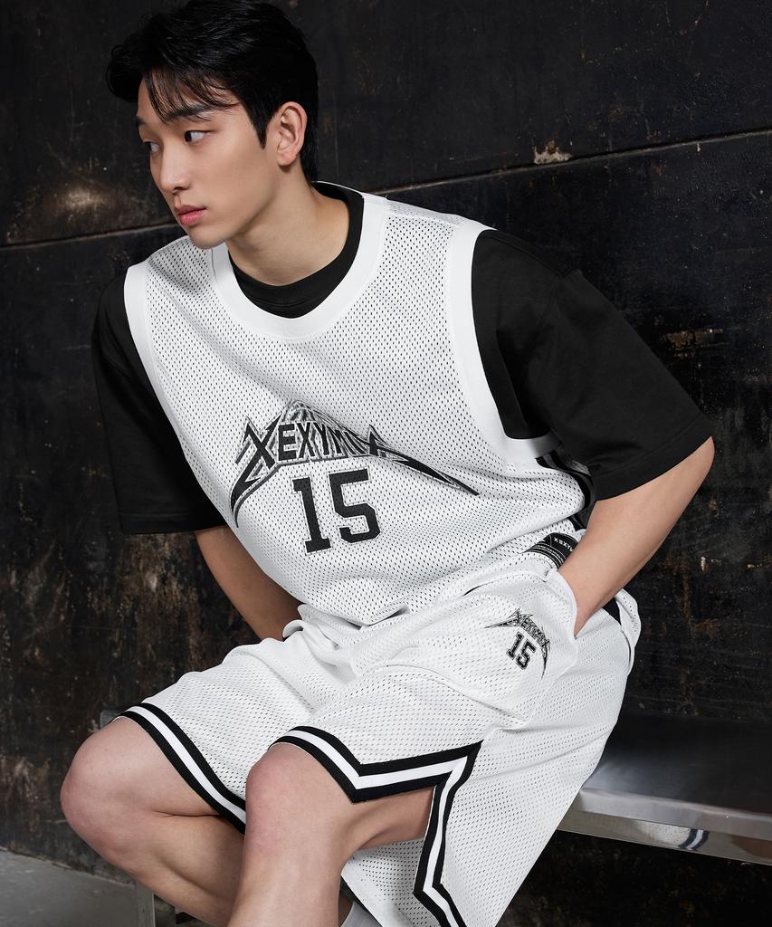 XEXYMIX Nx Men'S Basketball Mesh Bermuda Shorts Xml2Ps1108