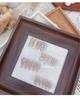 Retro Wood Grain Photo Frame & Nail Display Board for Content Creators