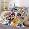 Retro Digimon Adventure Potwór Kreskówka Miękki Koc Flanelowy, Koc do Rzucania Wygodny Koc na Piknik Łóżka Kanapę Domowy Sypialnia
