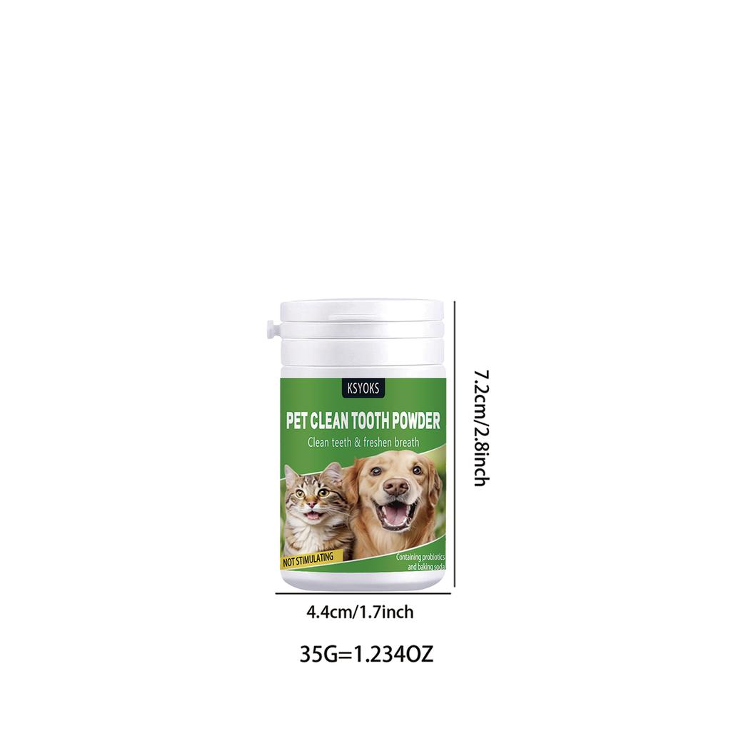 Pet Tooth Powder Can Improve Tooth Cleanliness and Provide Delicate Cleaning
