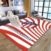 Tapis Motif Club de Football, Tapis Intérieur/Extérieur, pour Pique-nique, Salle de Jeux, Chambre à Coucher, Bureau, Salon, Tapis Décoration de Maison, Cadeau d'Anniversaire