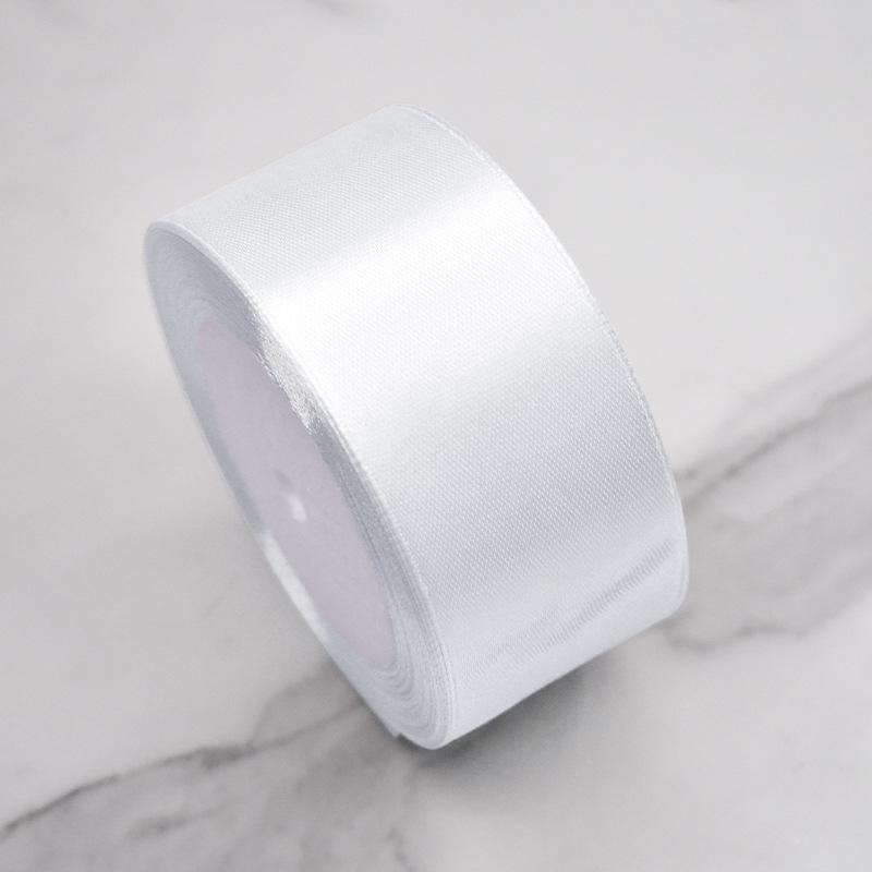 Hanfan 4cm Satin Ribbon for Wedding, DIY Crafts, Cake Decoration, Fresh Flowers & Gift Packaging.