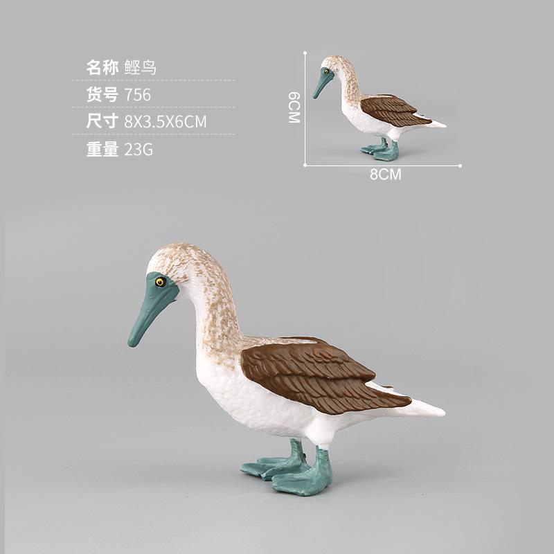 Simulation Animal Model Toy Bird Macaw Doll Ornament Static Animal Jewelry Boutique