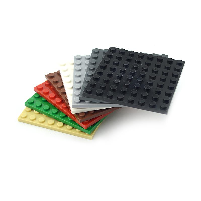 Compatible Assembles Particles 41539 8x8 Base Board Building Blocks Thin Figures Bricks Parts DIY Educational Tech Parts Toys