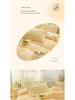 Mother and Baby Rabbit Velvet 4-Piece Set: Coral Fleece Duvet Cover, Solid Color Fitted Sheet, Milk Velvet 3-Piece Set for Single/Double Bed.