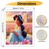 Disney Jasmine oil painting kit home bedroom wall decor creative handmade gift stunning floral palace art masterpiece unique present