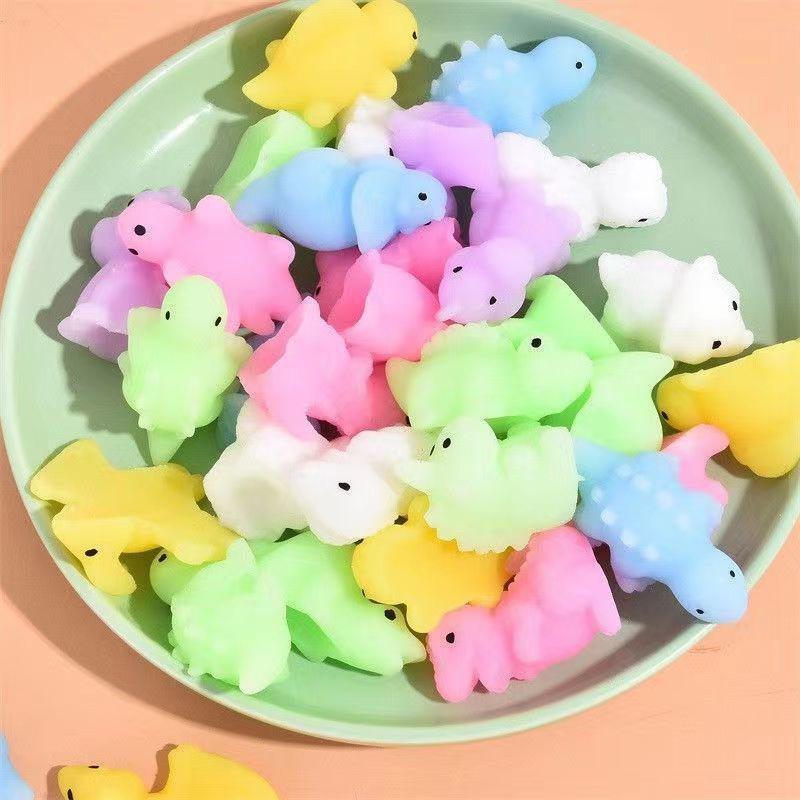 10/30Pcs Mochi Squishy Dinosaur Kawaii Stuff Squeeze Stress Toys Party Favors Kids Boys Girls Juguetes Antiestrs Para Niños