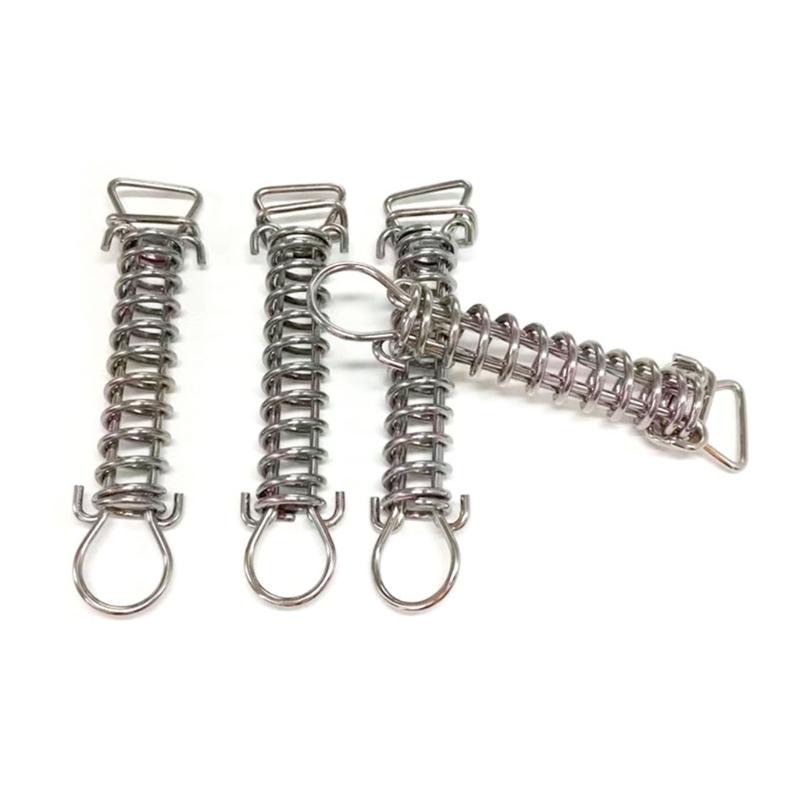1/4/10pcs Windproof Stainless Steel Rope Tensioner Awning Fixed Hook Buckle