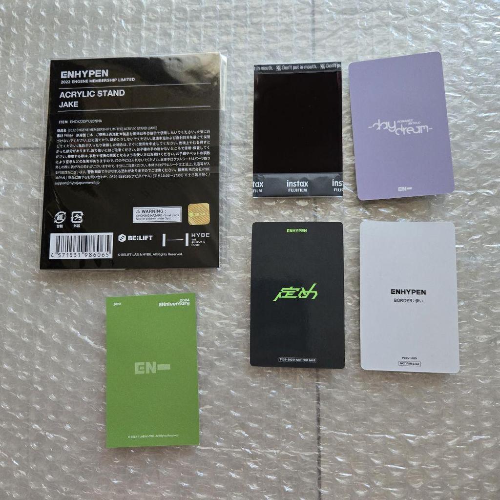 [USED] ENHYPEN Jake trading card acrylic stand