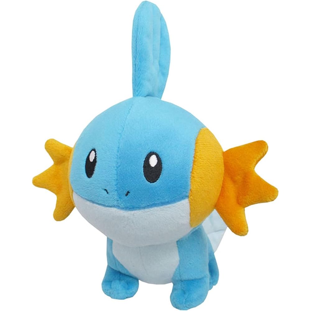 Pokmon PP68 Mudkip Plush Toy 14cm Height Soft Stuffed Animal