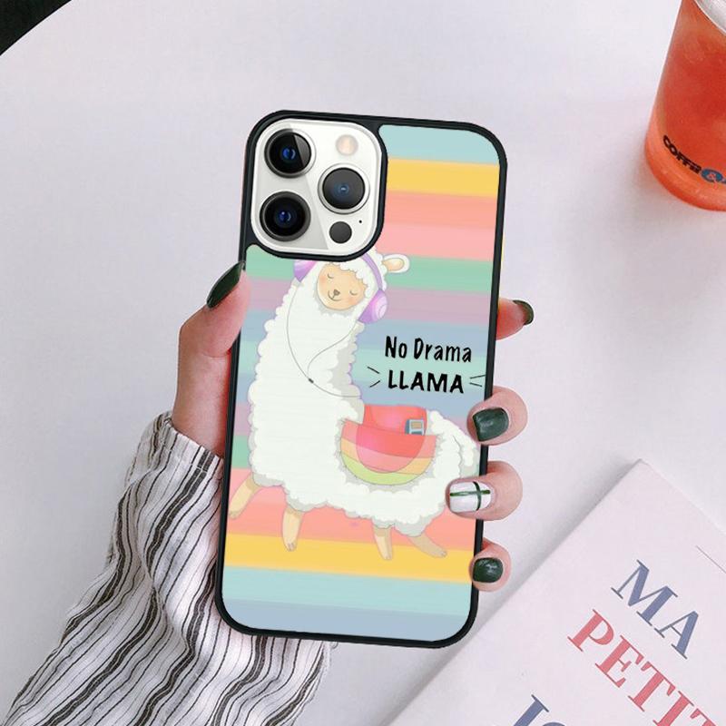 Llama Alpaca pattern Phone Case Shell For iPhone 17 Air Plus Max Cover For iPhone 17 Air 14 13 12 16Pro Max 15 11