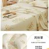 100% Cotton Single Bed Sheet Set Lightweight Breathable Student Dorm Bedding With Pillowcase Stripe