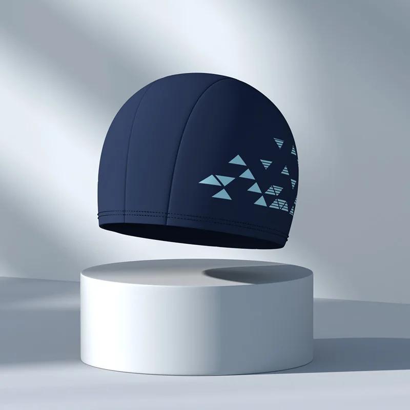 Swimming Caps for Men Women Elastic Nylon Ear Protection Long Hair Swimming Pool Hat Waterproof Bathing Caps Swim Accessories