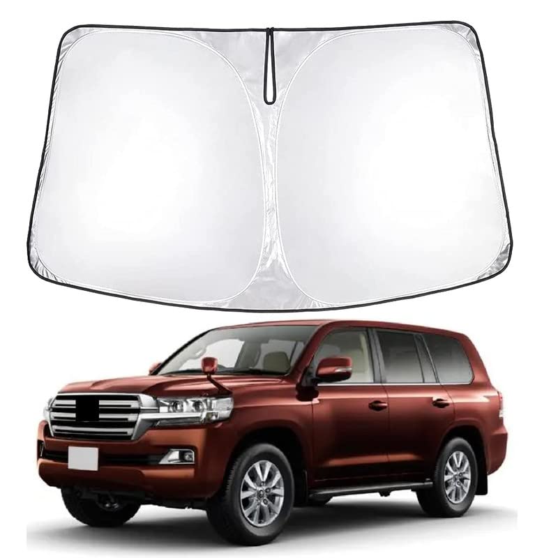 

Toyota Land Cruiser 300 Series Exclusive Sunshade for Car Front 2021 - Current Toyota серебряный