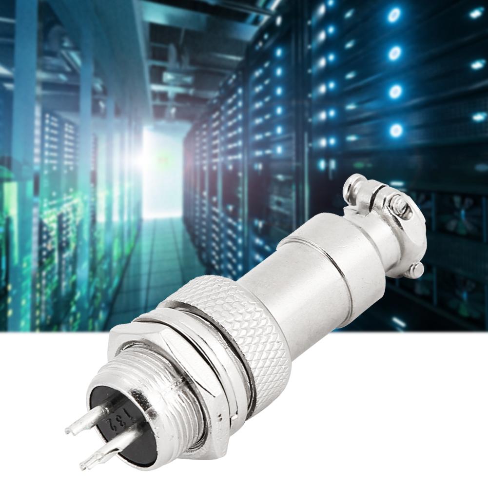 10pcs 3 Pin Aviation Plug M12 Socket Connector for Instrumentation Computer Navigation