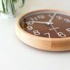 KATOMOKU Muku Clock 2 Walnut X Beech Wall Continuous Second Diameter km-73NARC Clock, Hand, 30.0cm (Radio-controlled)