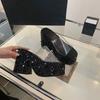 Ultra High Heels, Sponge Cake, Thick Sole, Large Size Sequins, Korean Version Slippers, Sandals