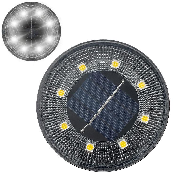 1-4PCS LED Outdoor Solar Power Floor Lamps Waterproof Underground Lamps for Lawn Decoration Garden Courtyar Decoration Lamp