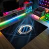 Club Brugge FC Design Crystal Velvet Carpet Cozy Non?Slip Printed Rug For Bedroom Living Room Entrance