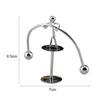 Mini Balance Pendulum Metal Weightlifting Iron Man Cradle Tumbler Toy Home Decor