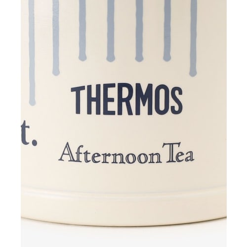 Afternoon Tea Living Heritage Fleur One-Touch Slim Thermos Bottle, 300ml, Light Blue, JD56