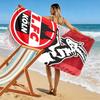 1. FC Köln Players Print Beach Towel, Large Soft Quick Dry Towel for Beach Camping Swimming