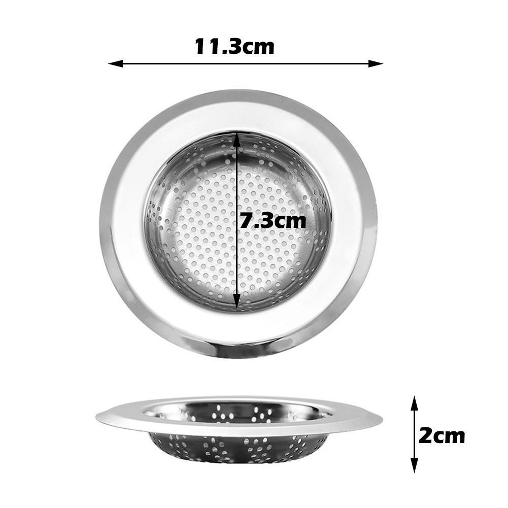1PCS Kitchen Sink Filter Stainless Steel Mesh Sink Sink Trap Bathroom Screen Strainer Waste Filter Drain Hole Filter Strain