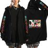 My Hero Academy Shoto Todoroki Bakugou Deku Hooded Sweatshirt, Anime Hooded Sweatshirt, Unisex Zip Up Sweatshirt, Anime Jacket