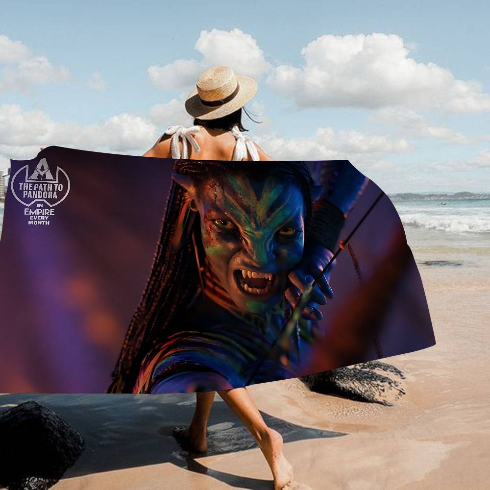 Movie A-AvataR Fire And Ash Beach Towel Colorful Bath Towels For Girl Microfiber Quick Dry Sand Free Beach Yoga Spa Gym