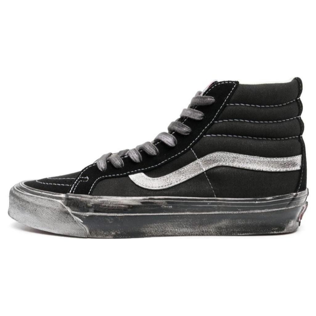 (WMNS) Vans OG Sk8Hi LX  Stressed  Black White  Women s VN0A4BVBBA21 EU 35