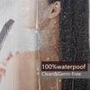 1Pc 180*180CM Thickening Shower Curtain DIY With Hooks Waterproof Bathroom Decor PEVA