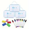 1-Pack Double-Sided Magnetic Whiteboard-Includes 2 Markers Magnets,Wall-Mounted for Home/Office/Classroom,Easy Clean PVC Surface