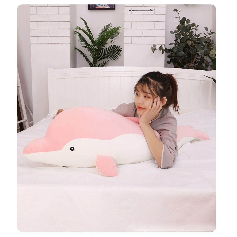 Kawaii Stuffed Soft Animal Dolls 35/50/70/90cm Gift for Girls 2024 Children Sleeping Pillow