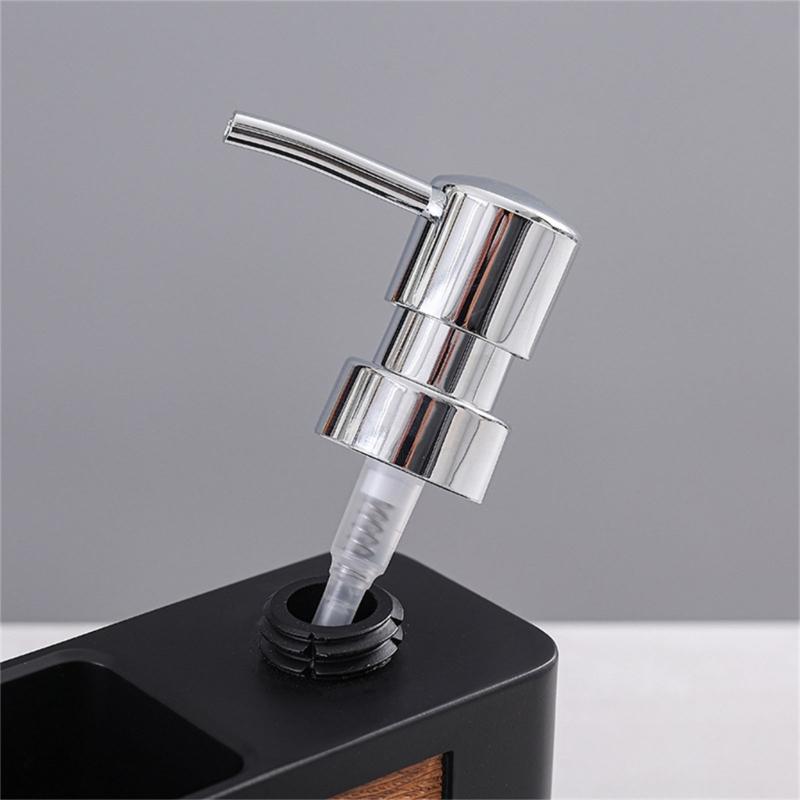 Kitchen Soap Dispenser Set with Sponge Caddys 2in1 Kitchen Soap Dispenser Set for Kitchen Sink,Bathroom Kitchen Gadgets