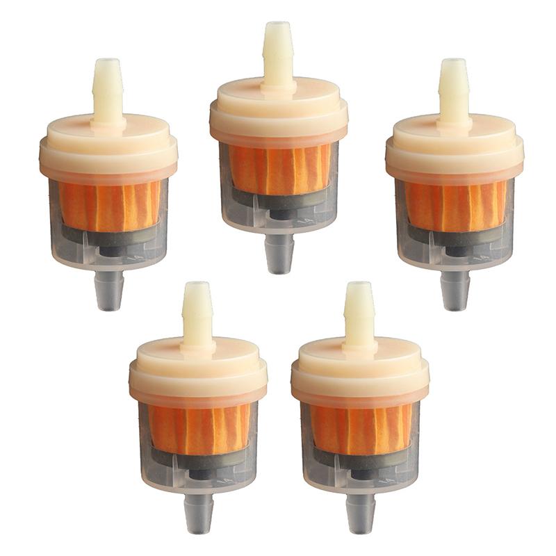 1/5Pcs Motorcycle Inline Oil Filter Gas Fuel Universal Motorbike Filter Bowl Fuel Filter for Scooter Element Moto Accessories