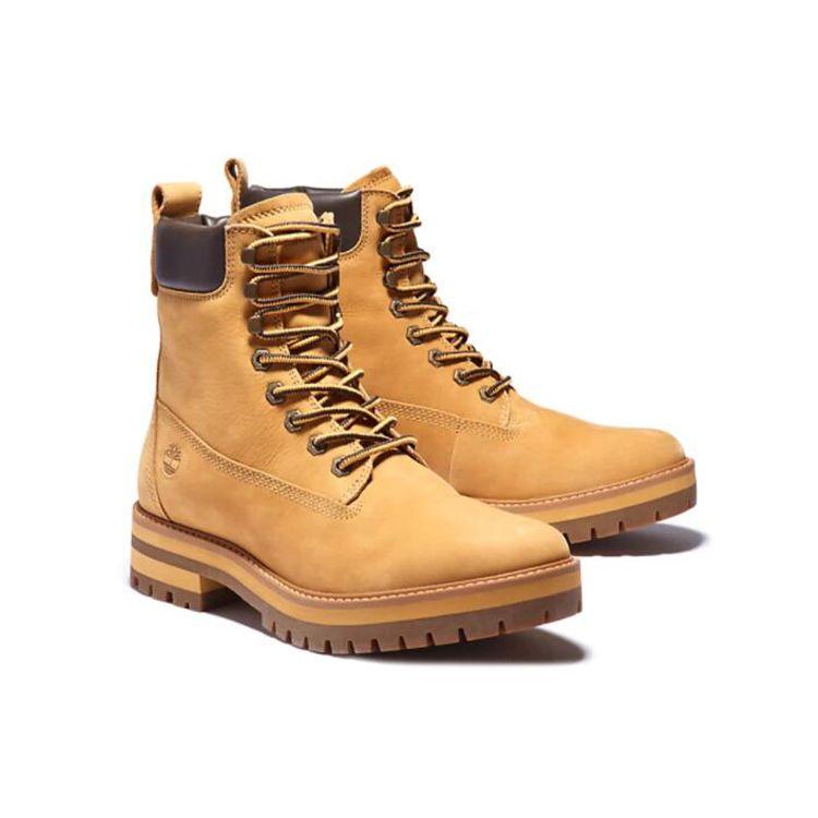 Timberland Courma Guy Trendy Comfortable Short Outdoor Boots Men boots Wheat A27XW763