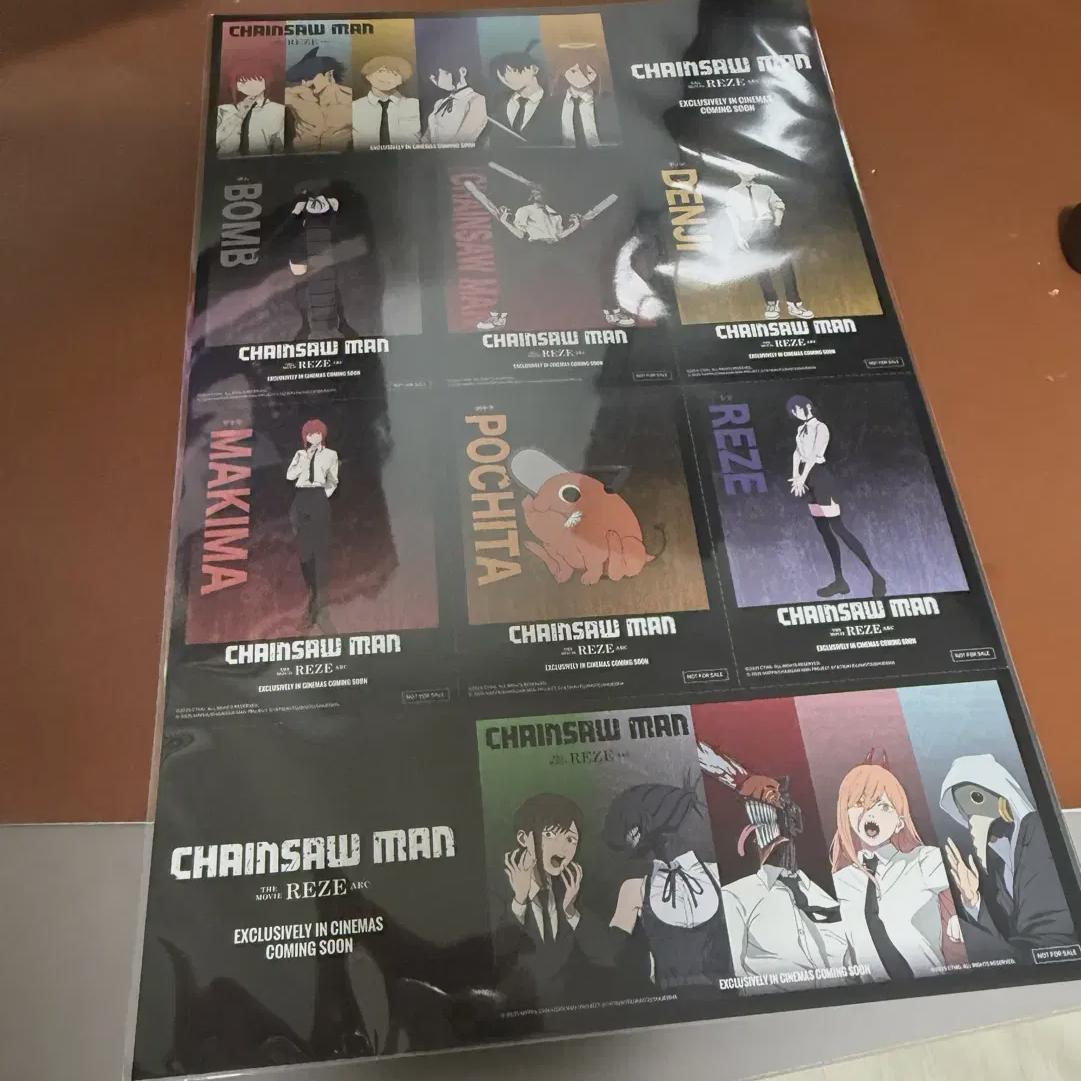 

Chainsaw Man Movie Trading Card A3 By Lotte Cinema Shinlim