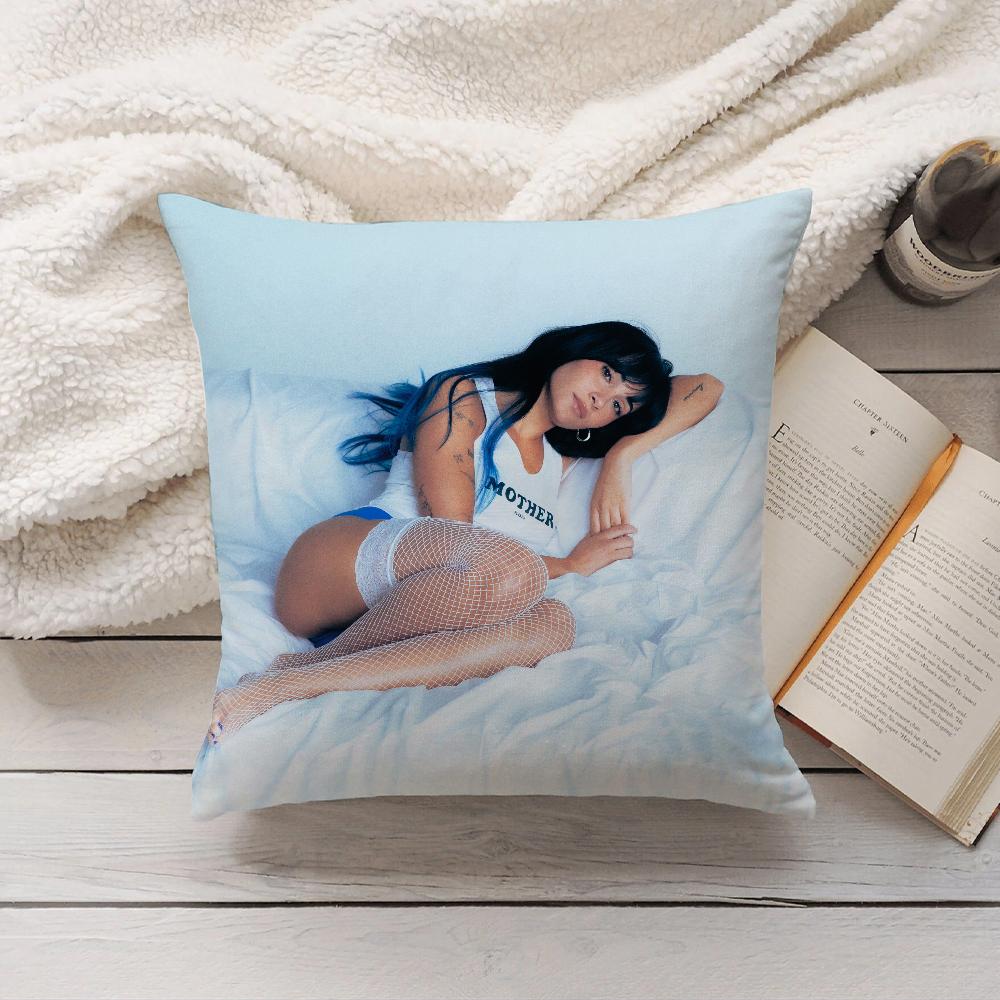 Singer A-Aitana O-Oca-Na Cuarto Azul Pillow Case Home Decoration Cushion Cover Suitable For Bedroom Car Office Sofa
