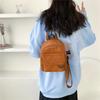 Mini Backpack Square Bag Korean Version Fashionable Sweet Shoulder Bag Female's Schoolbag Stylish  Simple Crossbody Bag Casual