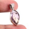 Natural Ametrine Gemstone 925 Solid Sterling Silver Jewelry Pendant 1.1'' B7H08