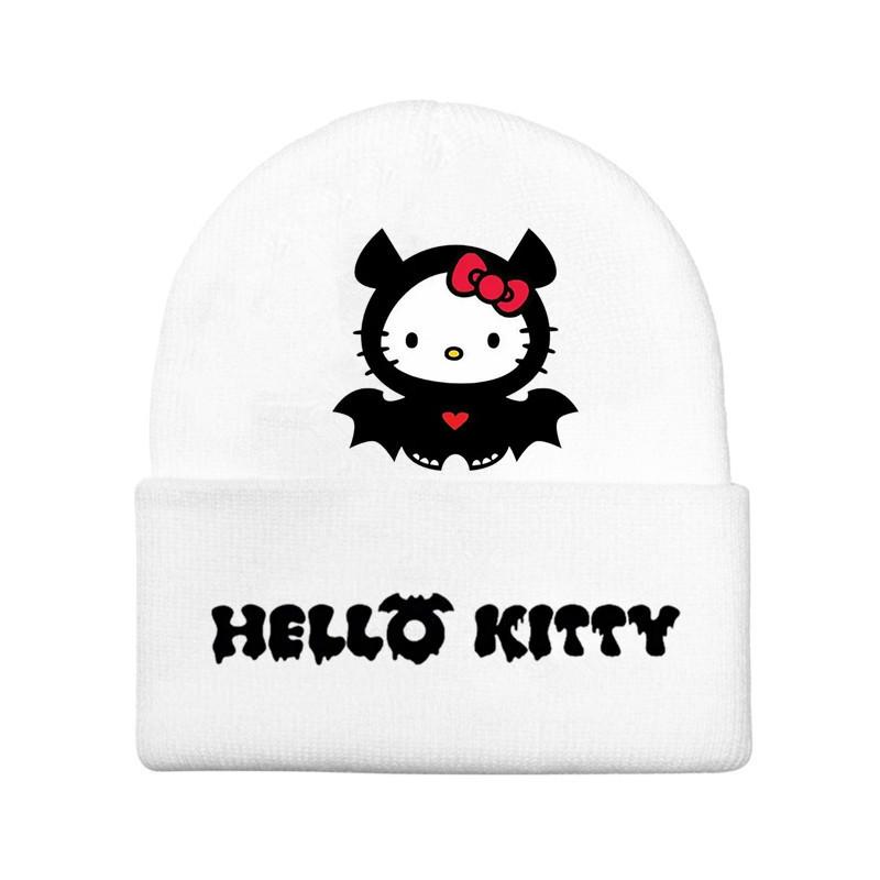 Halloween Printed Knit Cap For Winter Teens And Cartoon Enthusiasts